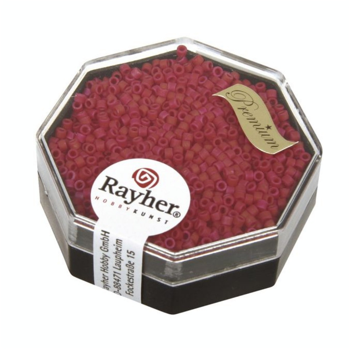 Perles de rocailles Miyuki Delica Ø 1,6 mm x 6 g - Rayher - Rougier et Plé