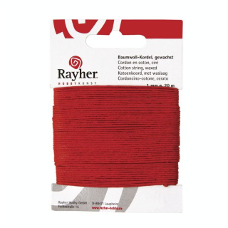 Fil de coton ciré 1 mm x 20 m - Rayher - Rougier et Plé