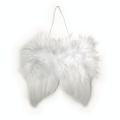Ailes d'anges blanches en plumes 10 cm - Rayher - Rougier et Plé