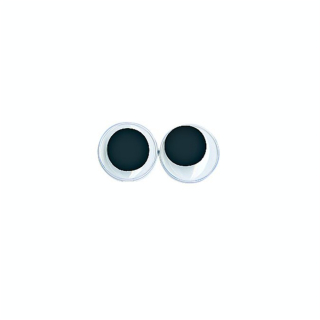 Yeux ronds avec pupilles mobiles 12 mm - Rayher - Rougier et Plé