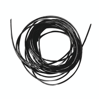Fil élastique noir Ø 1 mm x 2 m - Rayher - Rougier et Plé
