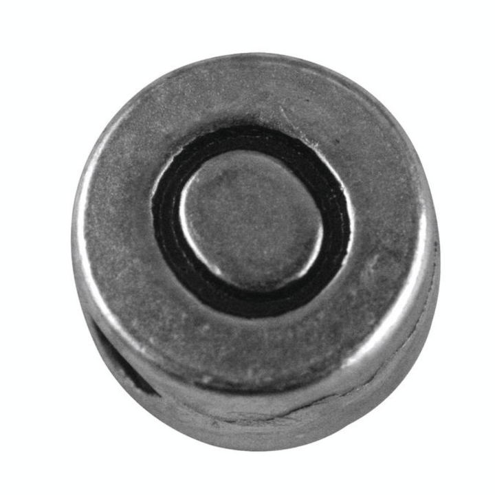 Perle lettre O argenté vieilli Ø 7 mm - Rayher - Rougier et Plé