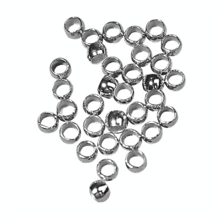 Perle à écraser argenté vieilli Ø 2 mm x 35 pces - Rayher - Rougier et Plé