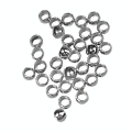 Perle à écraser argenté vieilli Ø 2 mm x 35 pces - Rayher - Rougier et Plé