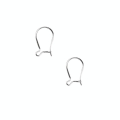 Boucles d'oreilles arche PM Argenté 925 x 2 pièces - Rayher - Rougier et Plé