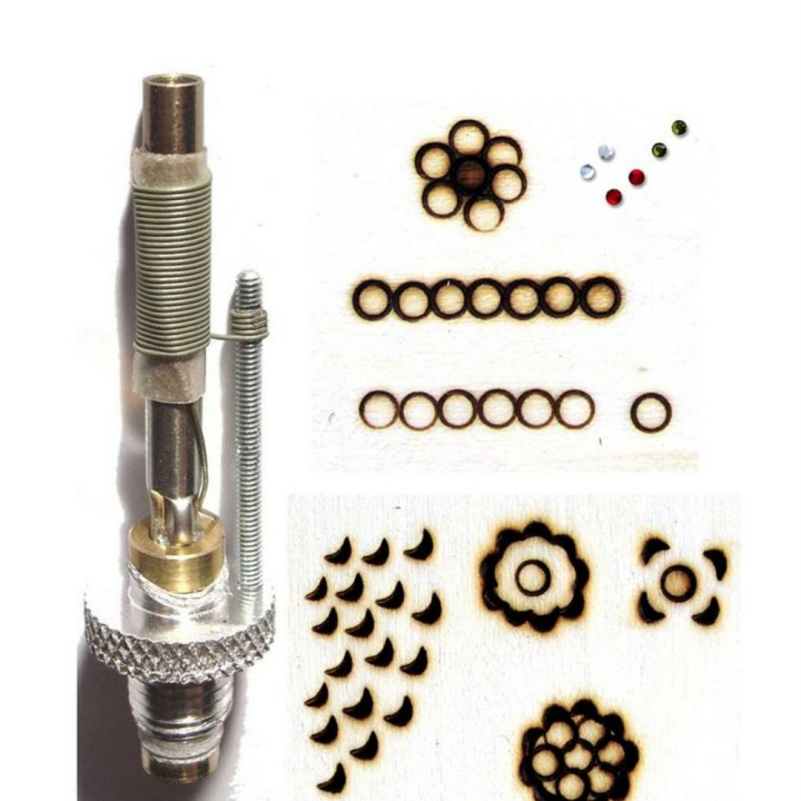 Pointe pour pyrograveur C24 - cercle 4 mm - Scrapyro - Rougier et Plé