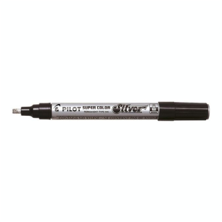 Marqueur Super Color pointe large Argent - Pilot - Rougier et Plé