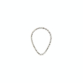 Anneau en métal filigrané oval argent - 2,8 x 3,5 mm - Topaze - Rougier et Plé