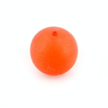 Perle en résine translucide ronde - 20 mm - Topaze - Rougier et Plé
