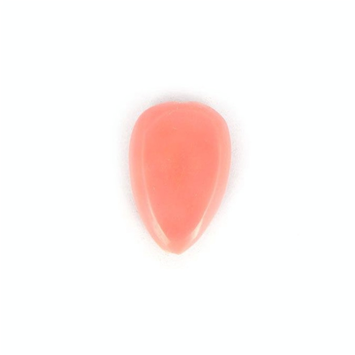 Perle triangle arrondi synthétique - 21 x 32 mm - Topaze - Rougier et Plé