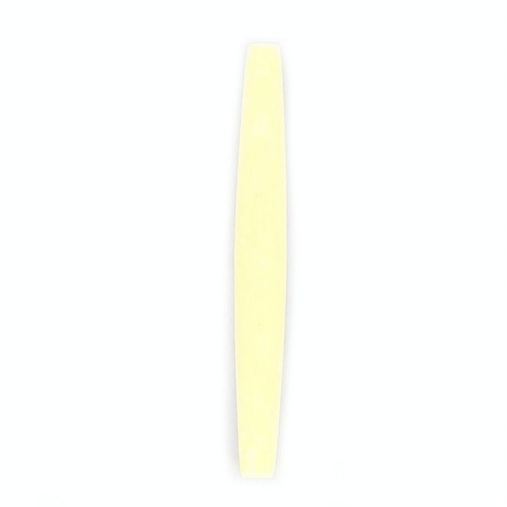 Perle tube corne ivoire - 77 x 80 mm - Topaze - Rougier et Plé