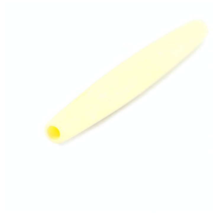Perle tube corne ivoire - 77 x 80 mm - Topaze - Rougier et Plé