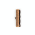 Pince ruban argent vieilli - 11 mm - Topaze - Rougier et Plé