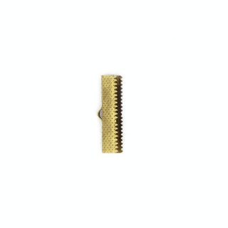 Pince ruban métal laiton - 11 mm - Topaze - Rougier et Plé