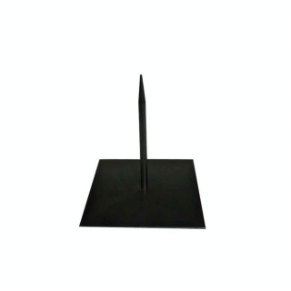 Socle noir en métal - 12 x 12 x 13 cm - Artemio - Rougier et Plé