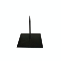 Socle noir en métal - 12 x 12 x 13 cm - Artemio - Rougier et Plé