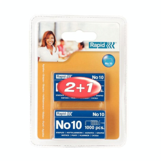 Agrafes n° 10  - 3000 pcs - Rapid - Rougier et Plé