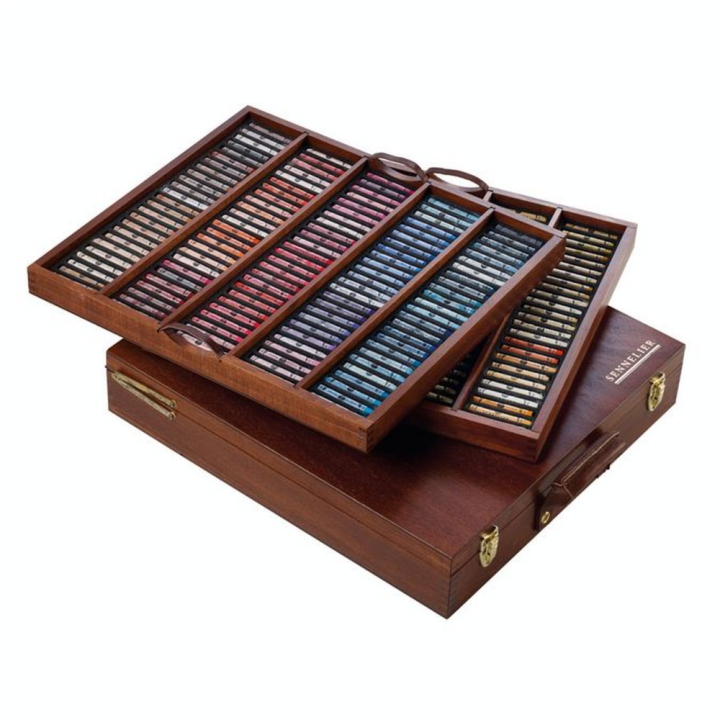 Pastel à l'écu dans un coffret en bois - 250 pcs - Sennelier - Rougier et Plé
