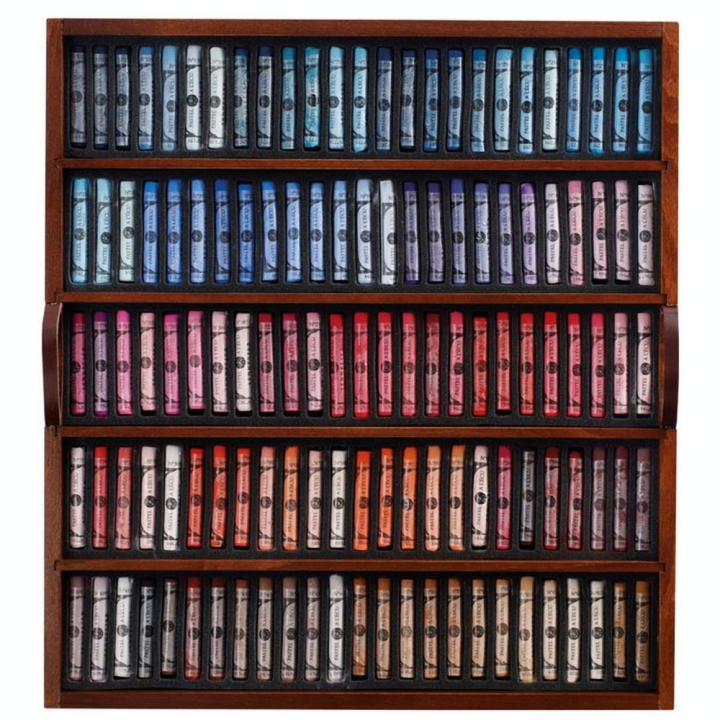 Pastel à l'écu dans un coffret en bois - 250 pcs - Sennelier - Rougier et Plé