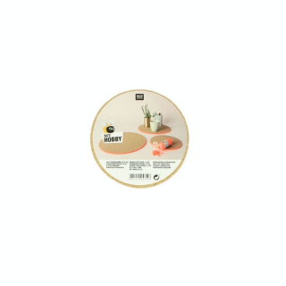 Plaque de liège ronde Ø 10 cm - ep. 6mm - par 4 - Rico Design - Rougier et Plé
