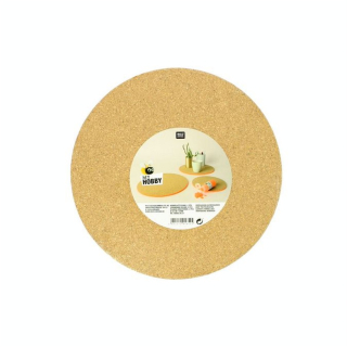Plaque de liège ronde Ø 20 cm - ep. 6mm - par 2 - Rico Design - Rougier et Plé