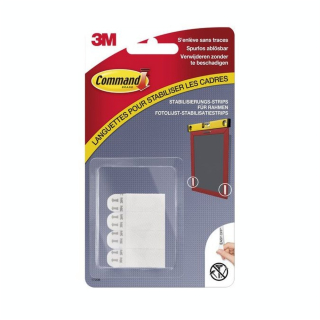 Languette pour stabiliser les cadres - 4 x 2 pcs blanches - 3M - Rougier et Plé