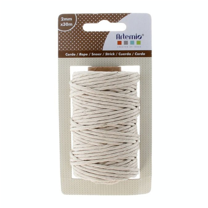 Corde blanche 2 mm x 30 m - Artemio - Rougier et Plé