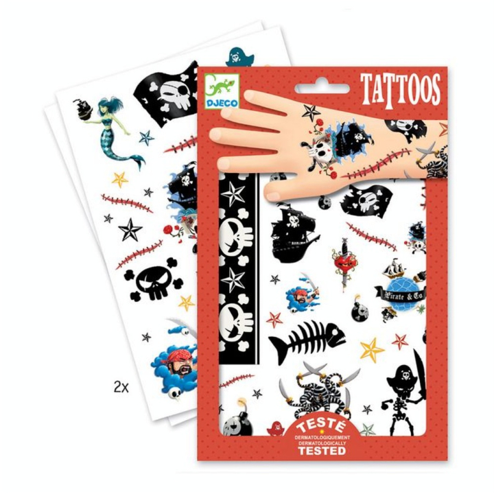 Tatouages pirates - Djeco - Rougier et Plé