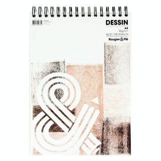 Bloc de papier croquis 90 g/m² - 100 feuilles - Rougier&Plé - Rougier et Plé