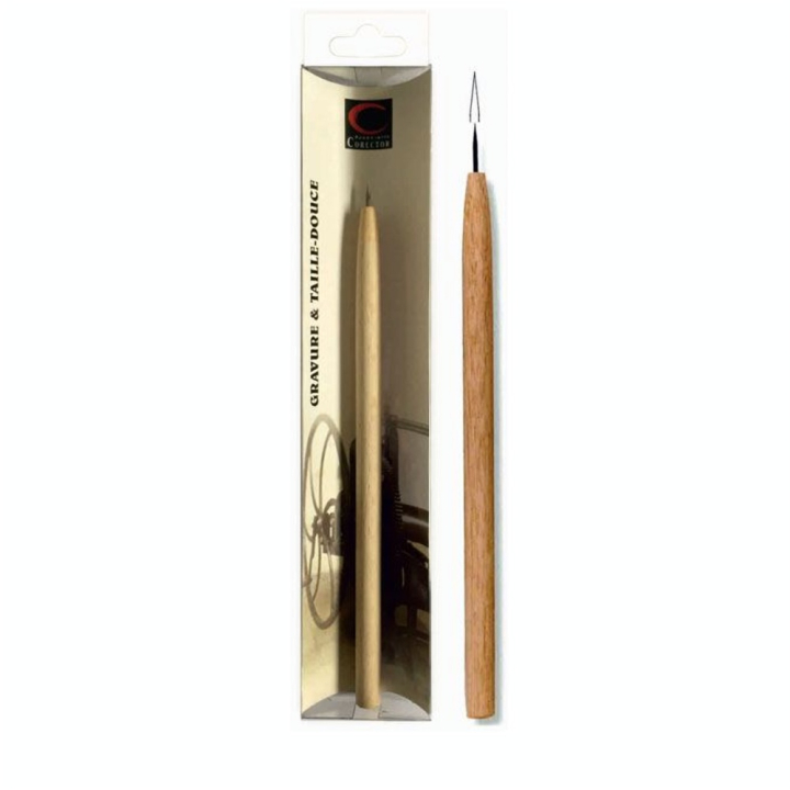 Pointe sèche en acier trempé - pointe longue 1,5 mm - Corect'Art - Rougier et Plé