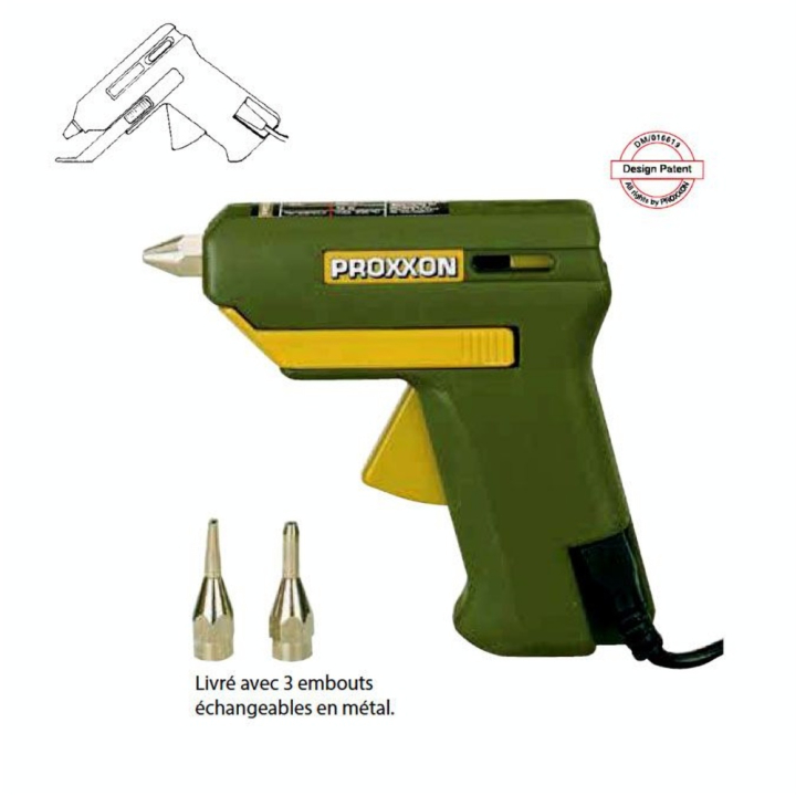 Pistolet à colle MICROMOT HKP 220 - Proxxon - Rougier et Plé