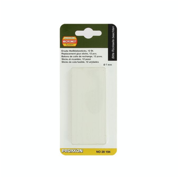 Bâtonnets de rechange pour pistolet à colle HKP 220 - 12 pcs - Proxxon - Rougier et Plé