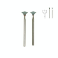 Meules en carbure de silicium - Plat Ø 8 mm - Proxxon - Rougier et Plé