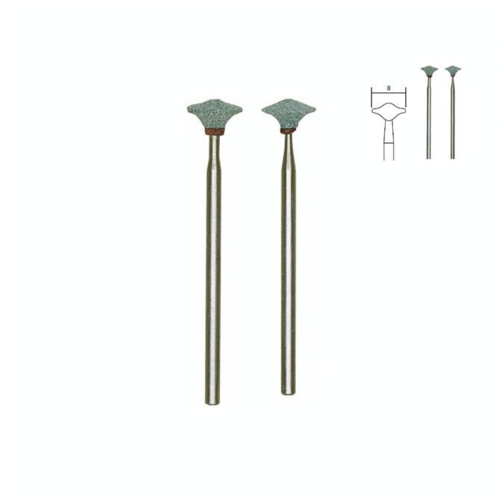 Meules en carbure de silicium - Plat Ø 8 mm - Proxxon - Rougier et Plé