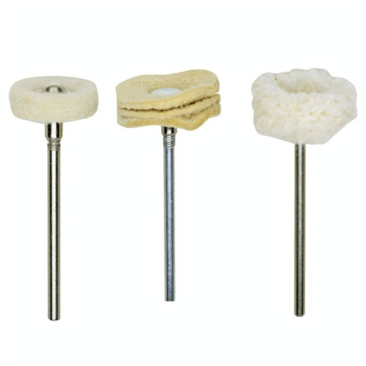 Set de polissage complet - 10 pcs - Proxxon - Rougier et Plé
