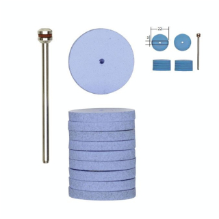 Polissoirs élastiques en silicone - Disque Ø 5 mm - 10 pcs - Proxxon - Rougier et Plé