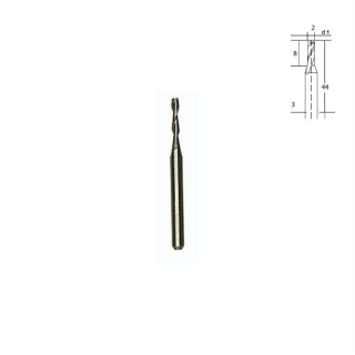Embout de fraise en métal renforcé - Foret Ø 2 mm - Proxxon - Rougier et Plé