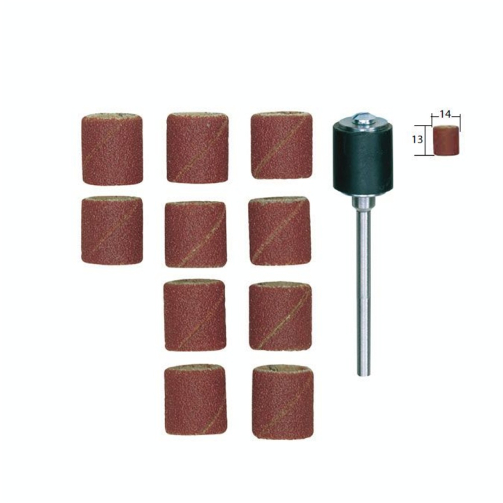 Bande abrasive en corindon - Grain 120 Ø 14 mm - 10 pcs - Proxxon - Rougier et Plé