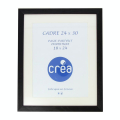Cadre en bois Gaëlle 20 Noir + passe-partout - Créa - Rougier et Plé