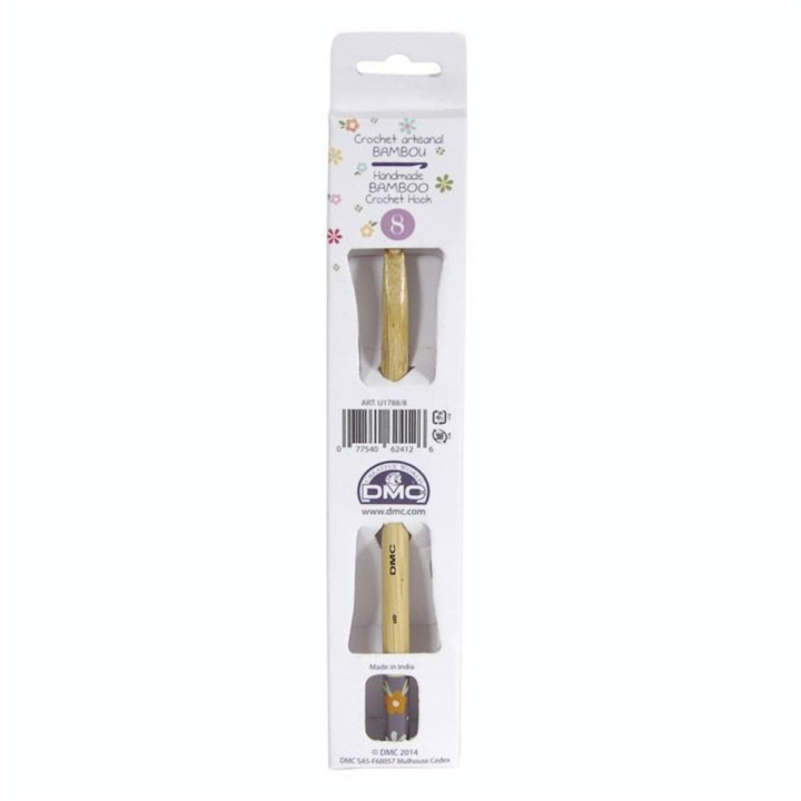 Crochet en bambou Natura XL Ø 8 mm - DMC - Rougier et Plé