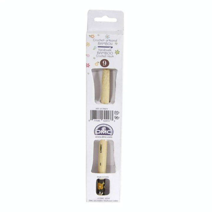 Crochet en bambou Natura XL Ø 9 mm - DMC - Rougier et Plé