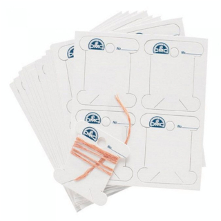 Cartes en carton pour échevettes - 56 pcs - DMC - Rougier et Plé