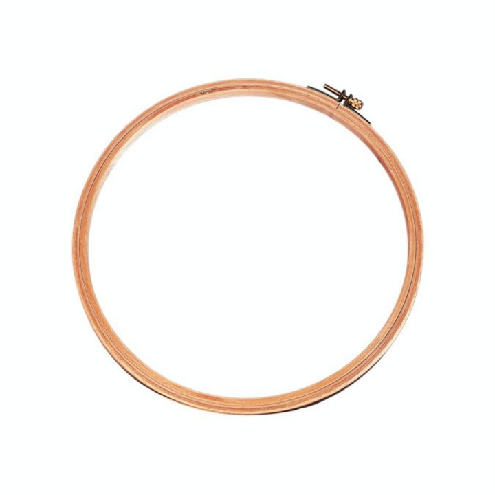 Tambour à broder en bois Ø 15 cm - DMC - Rougier et Plé