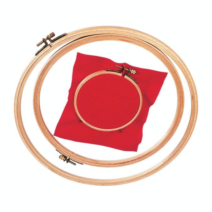 Tambour à broder en bois Ø 15 cm - DMC - Rougier et Plé