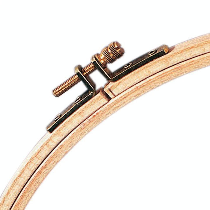 Tambour à broder en bois Ø 25 cm - DMC - Rougier et Plé