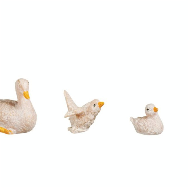Oies en polyrésine 1,5 à 3 cm - 4 pcs - Rayher - Rougier et Plé