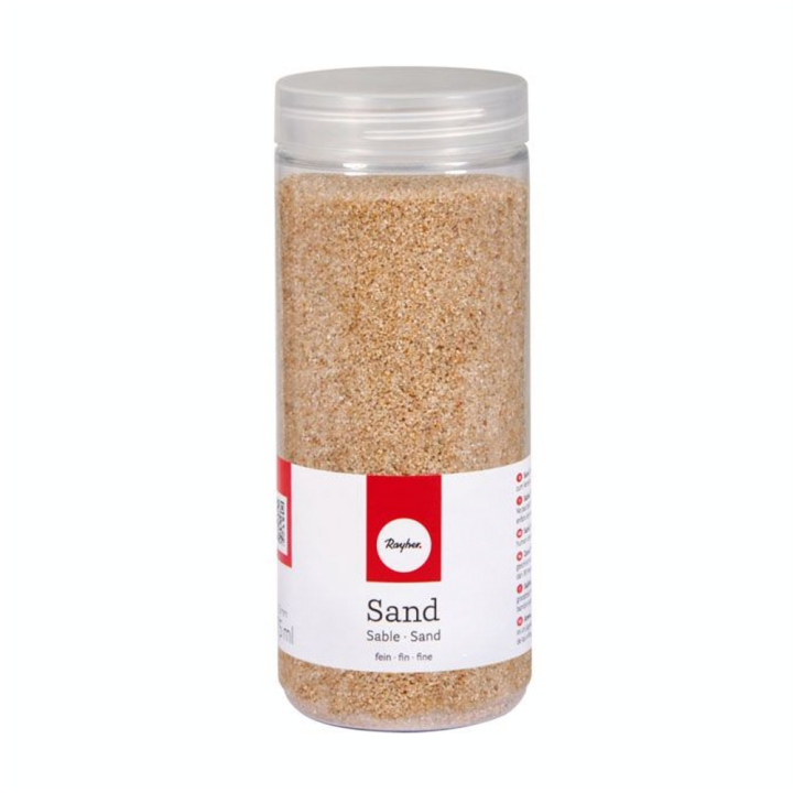 Sable fin beige 0,1 à 0,5 mm - 475 ml - Rayher - Rougier et Plé