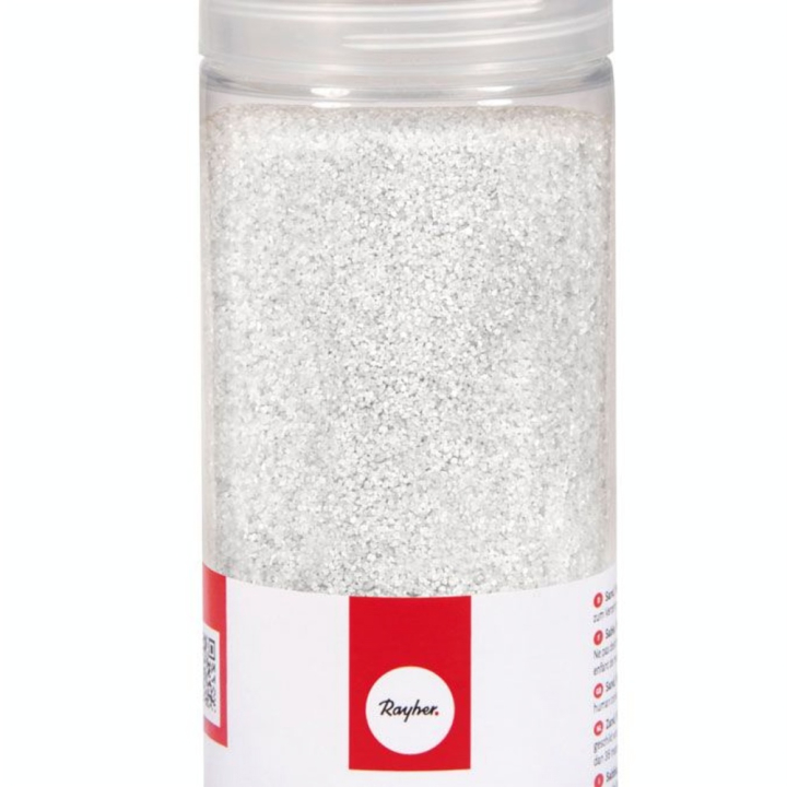 Sable fin blanc 0,1 à 0,5 mm - 475 ml - Rayher - Rougier et Plé