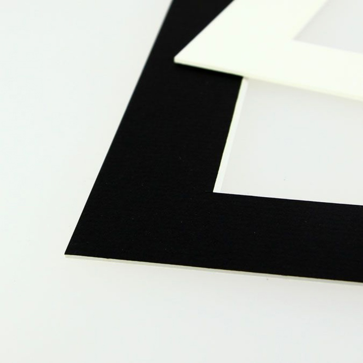 Passe-partout double Blanc et Noir - Rougier&Plé - Rougier et Plé
