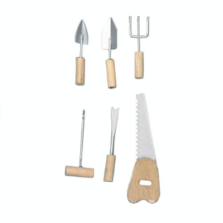 Outils de bricolage miniatures 4 à 6,5 cm - 6 pcs - Rayher - Rougier et Plé